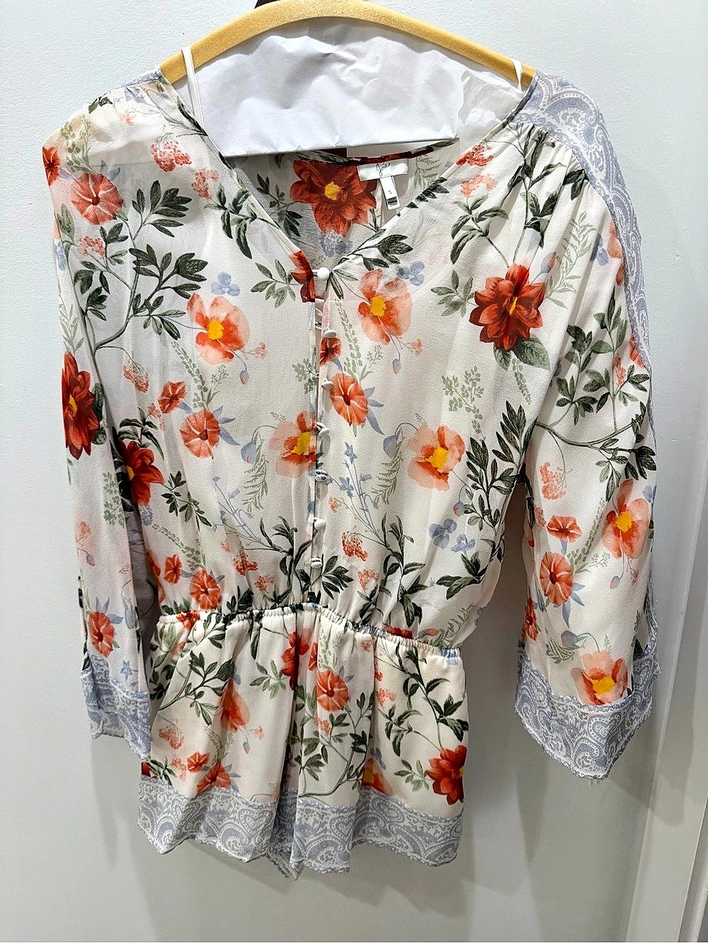 Joie Floral Romper Size Small Like New
